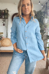 Lounge Shirt-Blue