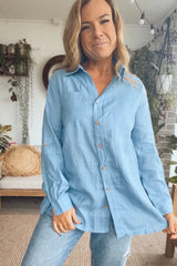 Lounge Shirt-Blue