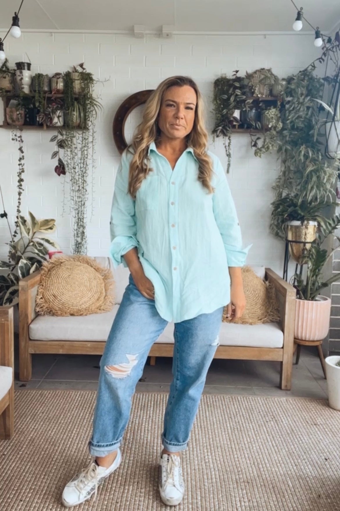 Lounge Shirt-Mint