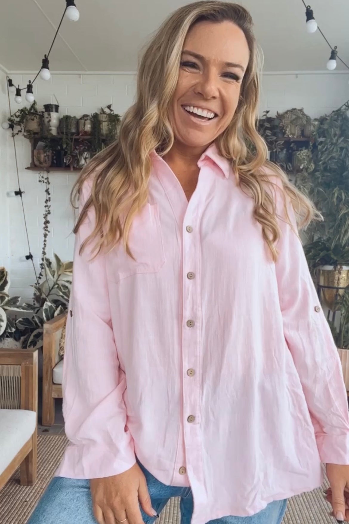 Lounge Shirt- Pink